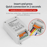 Nuevo producto DC12V 36V 433Mhz RF Control remoto 1 canal EV1527 2 botones para grúas puerta de garaje Motor puerta PC Material aprendizaje