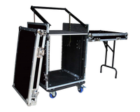 Flight case pour DJ Mixer Cases 7U avec rack incliné