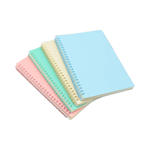 Carnet à spirales A4/B5/A5 en PVC/PP avec pages lignées fantaisie personnalisées, carnet à spirales avec logo pour agenda scolaire, journal pour étudiants - Product Image 4