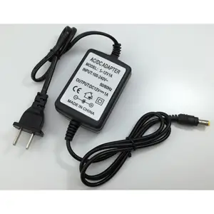 Desktop AC 100-240V to DC 12V 1A Power Supply Adapter Transformer for CCTV LED Strip Light