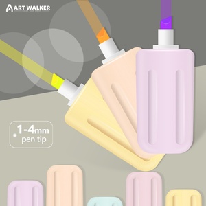 Juego de Mini Resaltadores Macaron, 6 Colores Pastel, Marcadores para Estudiantes, Rotuladores No Borrables, Más Vendidos - Product Image 2