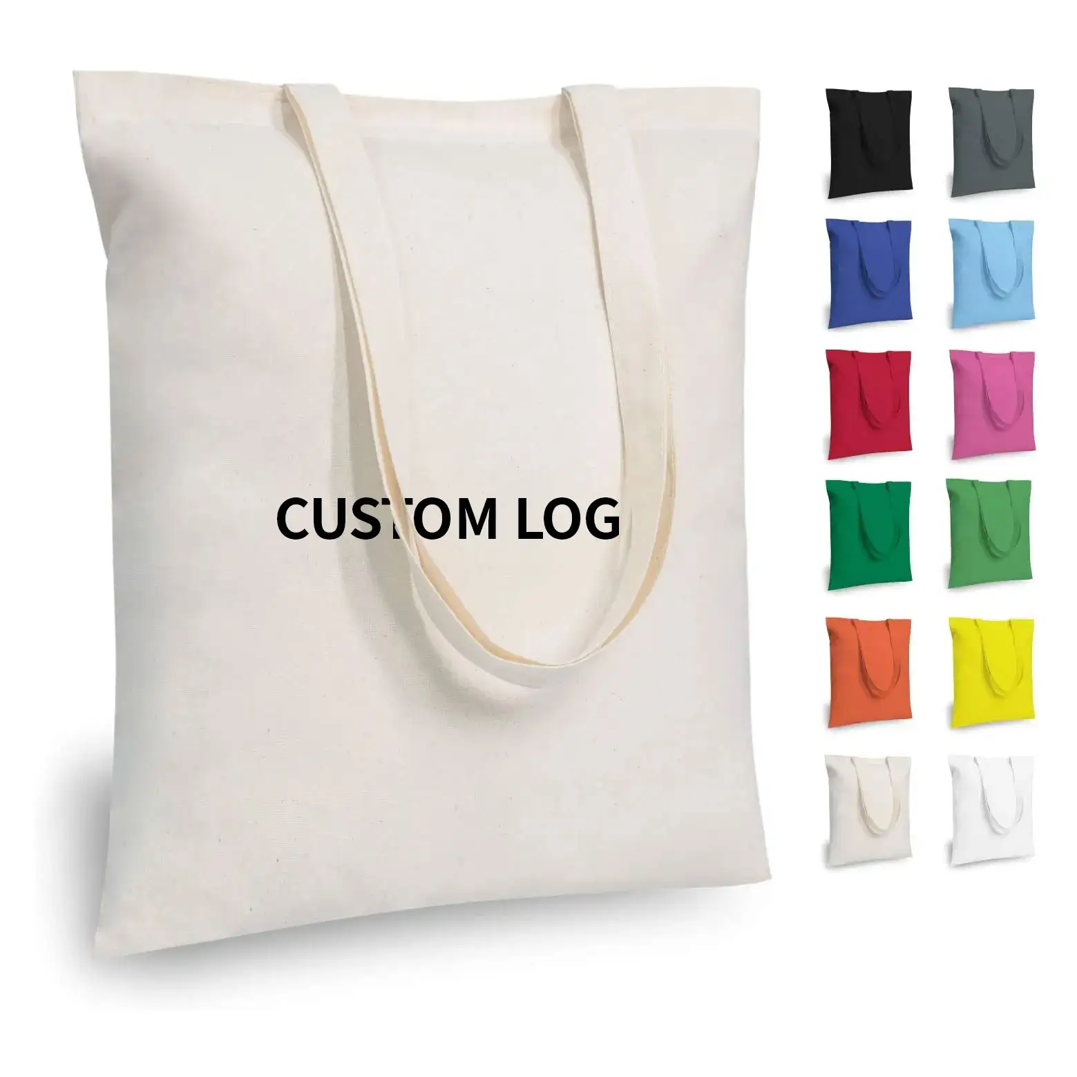 Offre Spéciale sac fourre-tout en toile en coton biologique vierge réutilisable écologique avec logo personnalisé imprimé lettre motif