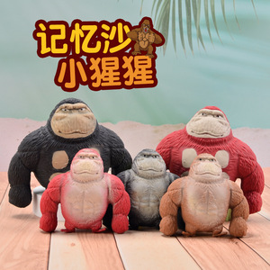 Juguete de Gorila Elástico para Descomprimir y Apretar, Figura Antiestrés Hecha de TPR para Niños y Niñas - Product Image 5