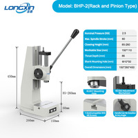 Harga Pabrik Mesin Press Manual Mini 1.6KN Rak dan Pinion Arbor Press Tuas Tangan untuk Pemasangan Instrumen Jam Tangan