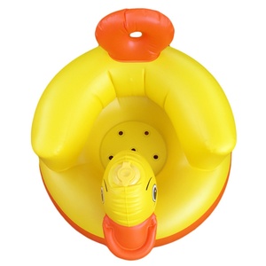Sillón Inflable de Peluche con Forma de Pato Amarillo para Bebés, Sofá para Niños - Product Image 3
