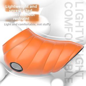 Sonbahar Kış Sıcak Su Geçirmez Çift Taraflı Köpek Montu, Büyük Köpekler için Sıkıştırmayan Polyester Düz Günlük Evcil Hayvan Ceketi - Product Image 1