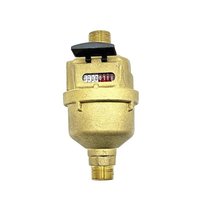 DN15 Brass Material Positive Displacement Mechanical Volumetric Piston Kent Water Meter