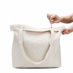 Sac fourre-tout en toile de coton personnalisé avec logo imprimé sur mesure 2025, durable, réutilisable, pliable, pour un usage quotidien, recyclable - Product Image 1