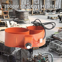 Chauffe-tambour électrique isolé pour fût de 55 gallons, en silicone, 220V, approvisionnement direct usine