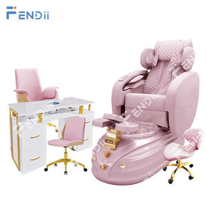 Luxus-Pediküre-Massagesessel mit Shiatsu-Rückenmassage und Whirlpool-Fuß-Spa-Becken - Product Image 5