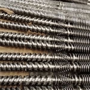 Pièces d'extrusion en plastique pour machines : Vis coniques en PE, bois-plastique, PVC, EVA - Product Image 4