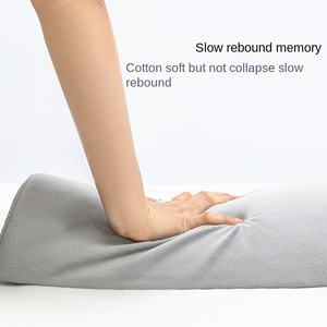 Bantal Serviks Pelindung Inti Busa Memori Isi Kapas Bentuk Oval Tidur Setengah Kolom Alat Bantu Tidur Dewasa Anti-bongkok - Product Image 3