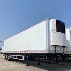 FengNiao 3 Axles 12.15M Refrigerated <b>Van</b> <b>Box</b> Truck 31-40T >450hp Euro 3 Diesel Refrigerated Container Semi Trailer for Food - Product Image 4