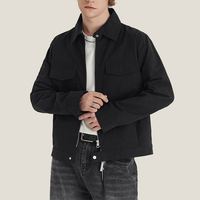 Blouson Bomber Homme en Coton Lavé Respirant – Nouvelle Collection Automne, Coupe Décontractée, Style Urbain, Fermeture Éclair, Poches Originales