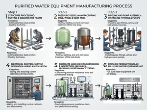 Machine de dessalement d'eau de mer 150TPD pour l'aquaculture, petit équipement pour l'alimentation en eau des fermes de crevettes côtières - Product Image 2