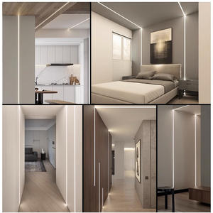 Suministro de fábrica Cubierta de PC blanca Perfil de barra LED Tira de luz Corte y procesamiento de soldadura personalizados de aluminio para armarios de gabinetes - Product Image 4