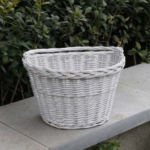 <span class=keywords><strong>Cestino</strong></span> per bicicletta anteriore per bicicletta di colore <span class=keywords><strong>bianco</strong></span> staffa a sgancio rapido <span class=keywords><strong>cestino</strong></span> per bicicletta in <span class=keywords><strong>vimini</strong></span> da donna - Product Image 3