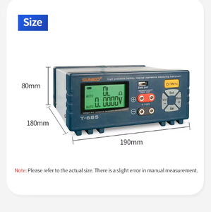 Analyseur de résistance interne de batterie au lithium haute précision T-685 - Product Image 5