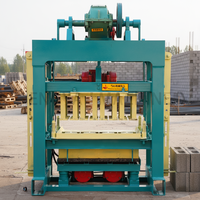 Idée d'entreprise à faible investissement et à fort retour sur investissement : Machine à blocs creux en béton QTJ4-40, machine à fabriquer des briques par vibration