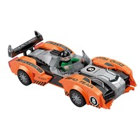 Kit de Construcción de Coches de Carreras de Plástico COGO, Bloques de Construcción para Niños, Juego de Bloques de Construcción de Partículas Pequeñas