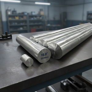 Barres d'aluminium série AA6063 norme ASTM, non secondaires, rondes, 5800 mm, finition usine, OEM pour extrusion - Product Image 6