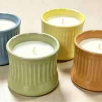 Bougie parfumée à base de plantes de haute qualité, bougie parfumée en cire de soja extra-large, boîte cadeau, parfum d'ambiance pour la maison, cadeau pour la Saint-Valentin, cadeau d'anniversaire