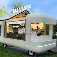 Populaire Design Chariot Café Mobile Remorque Barbecue Camion Snack Mobile Bar Café Bar Mobile Petits Helados Avec Certificat CE