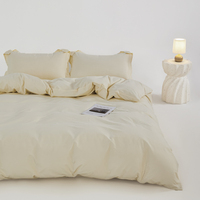 Ensemble de literie haut de gamme 4 pièces 100% coton Taille Q/K Motif floral 300TC Certifié OEKO-TEX Style européen américain Anti-bactérien