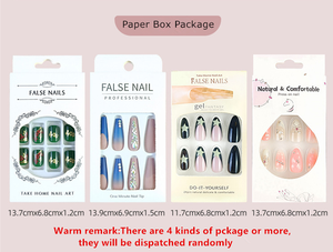 24 faux ongles argentés scintillants à presser, couvrance totale, pour pose DIY - Product Image 6