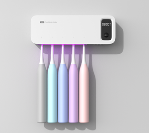 Support de séchage à l'air de stérilisation de brosse à dents mural nouvellement amélioré avec fentes de rasoir porte-brosse à dents remplaçable - Product Image 6