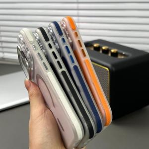 Luxury Magnetic Phone <b>Case</b> for iPhone 17 13 Pro Max 14 15 16 Plus 17 Air With Hidden Lens Film Bracket Bumper Shockproof Cover - Product Image 3