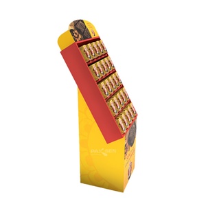 Expositor de Suelo Plegable de Cartón Corrugado para Patatas Fritas y Productos Alimentarios para Supermercados - Product Image 4