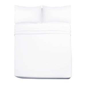 Fabriqué en Chine Super Twin Size Ensemble de draps en microfibre 100% polyester solide 3 pièces Certification OEKO-TEX 1800TC Anti-statique - Product Image 2