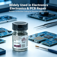 SPI #   Peinture conductrice argentée 05001-AB pour montage SEM et réparation de circuits – Colle argentée à haute conductivité