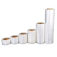 Film étirable en PE pour palettes, transparent, pour l'industrie, modèle personnalisé, recyclable et adaptable, fabriqué en Chine
