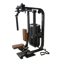 Équipement de musculation professionnel : Machine réglable en acier pour exercices Pec Fly et Deltéens Posterior, avec presse pectorale - Entraînement multifonctionnel