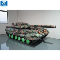 Özel Dev Şişme Simülasyon Kamuflaj Tankı Modeli, Açık Hava Ekip Çalışması Reklam Etkinliği Dekorasyonu Sergi Malzemesi