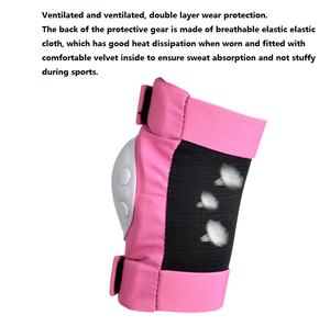 Ensemble de protection pour skateboard pour enfants, vente en gros directe d'usine, protections pour genoux, coudes et poignets, équipement de sécurité pour le skate et les sports de glisse - Product Image 4