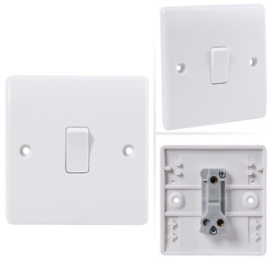 1 Gang 1 cách 2 cách 10A nút thiết bị chuyển mạch điện phổ tường thiết bị chuyển mạch và ổ cắm Pakistan - Product Image 6