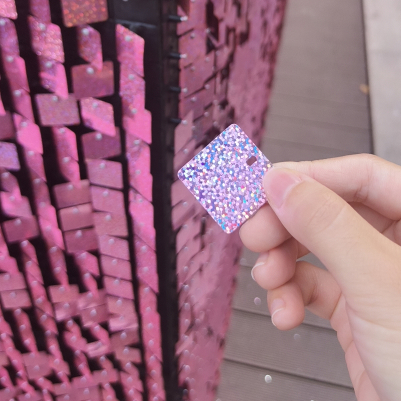Square Plastic PVC Sequins Backdrop Panels