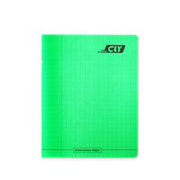 Cahier d'exercices à couverture PP, lignage français, taille personnalisable