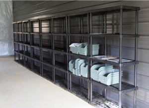 DIY Boltless Warehouse Store Home Garage <strong>Plastic</strong> <strong>Shelving</strong> 5 Layer Tier Sheet Storage Shelves Rack <strong>Plastic</strong> 5 Shelf Unit - Product Image 6