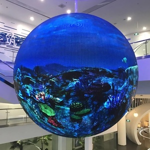 Chất lượng cao p2.5 ngoài trời Tùy Chỉnh hình cầu quảng cáo Màn hình <span class=keywords><strong>LED</strong></span> 360 độ 1 mét đường kính phương tiện truyền thông video tường - Product Image 2