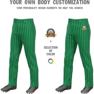 Custom Elastic Baseball <b>Pant</b> For Men With Stripe Personalized Logo Loose Fit Full Length Breathable Casual Wear - Product Image 3