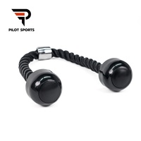 PilotSports Deluxe Triceps Corde Câble Attachement Machine d'Exercice Attachements Système de Poulie Gym Pull Down Corde Avec Mousqueton OEM
