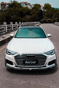 ชุดแต่งคาร์บอนไฟเบอร์สำหรับ Audi A6L ชุดอัพเกรดลิ้นกันชนหน้า สปอยเลอร์คาร์บอนไฟเบอร์ กันชนรถยนต์ - Product Image 2