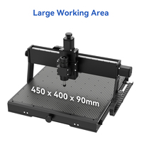 Router CNC de 3 Ejes de Alta Precisión 500W 4540Plus con Construcción de Aluminio, Control Grbl y Husillo de Bolas para Corte de Metal/Acrílico/Madera
