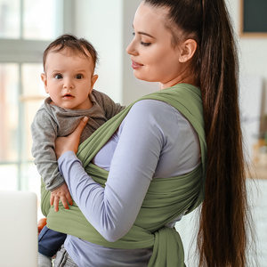 Taglie forti bambino avvolgente avvolgente <span class=keywords><strong>marsupio</strong></span> facile da trasportare adatto regolabile traspirante e confortevole bambino fionda - Product Image 2