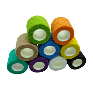Hersteller Gratisprobe Kohäsive Bandage Pferdezubehör Flexibler Elastischer Veterinärverband Huf-Kohäsivband - Product Image 3