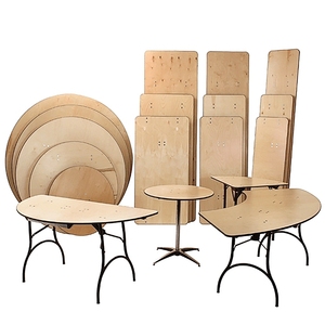 Tavoli da pranzo pieghevoli per banchetti <span class=keywords><strong>di</strong></span> nozze in <span class=keywords><strong>legno</strong></span> da 6 piedi - Product Image 3